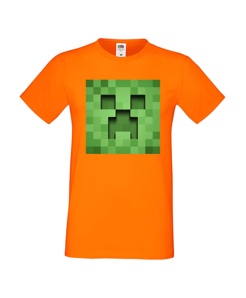 Мъжка тениска Minecraft Creeper Face 3