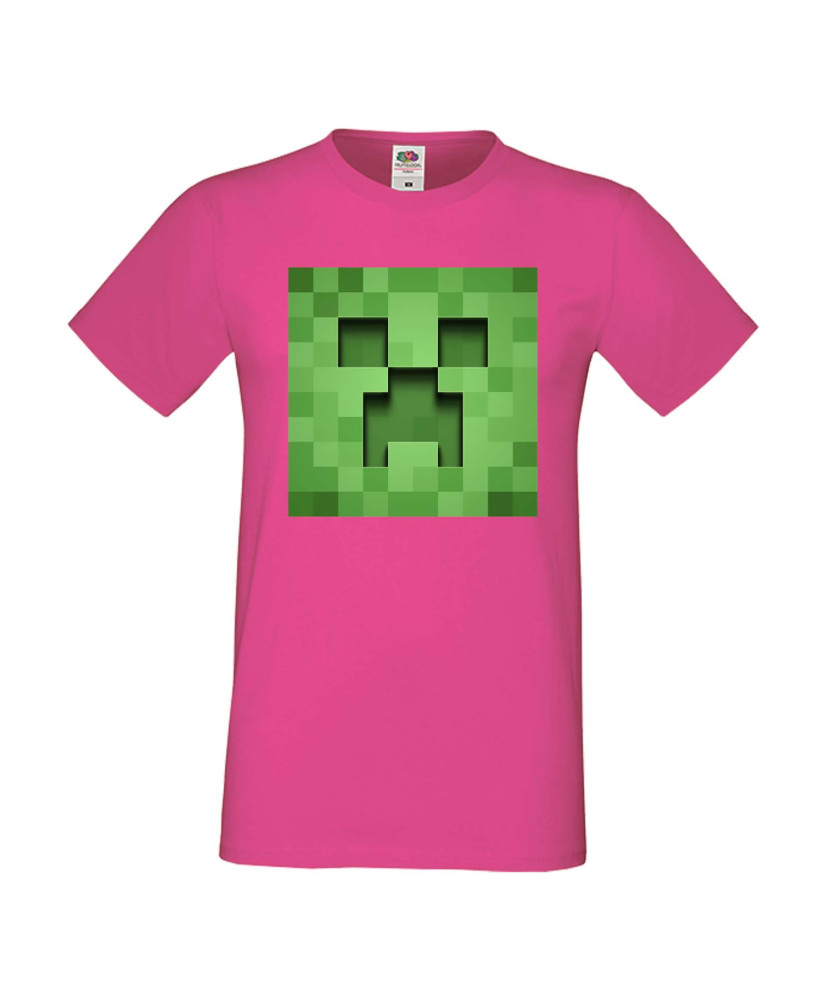 Мъжка тениска Minecraft Creeper Face 3