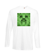 Мъжка тениска Minecraft Creeper Face 3