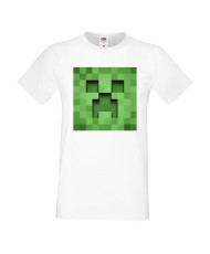 Мъжка тениска Minecraft Creeper Face 3