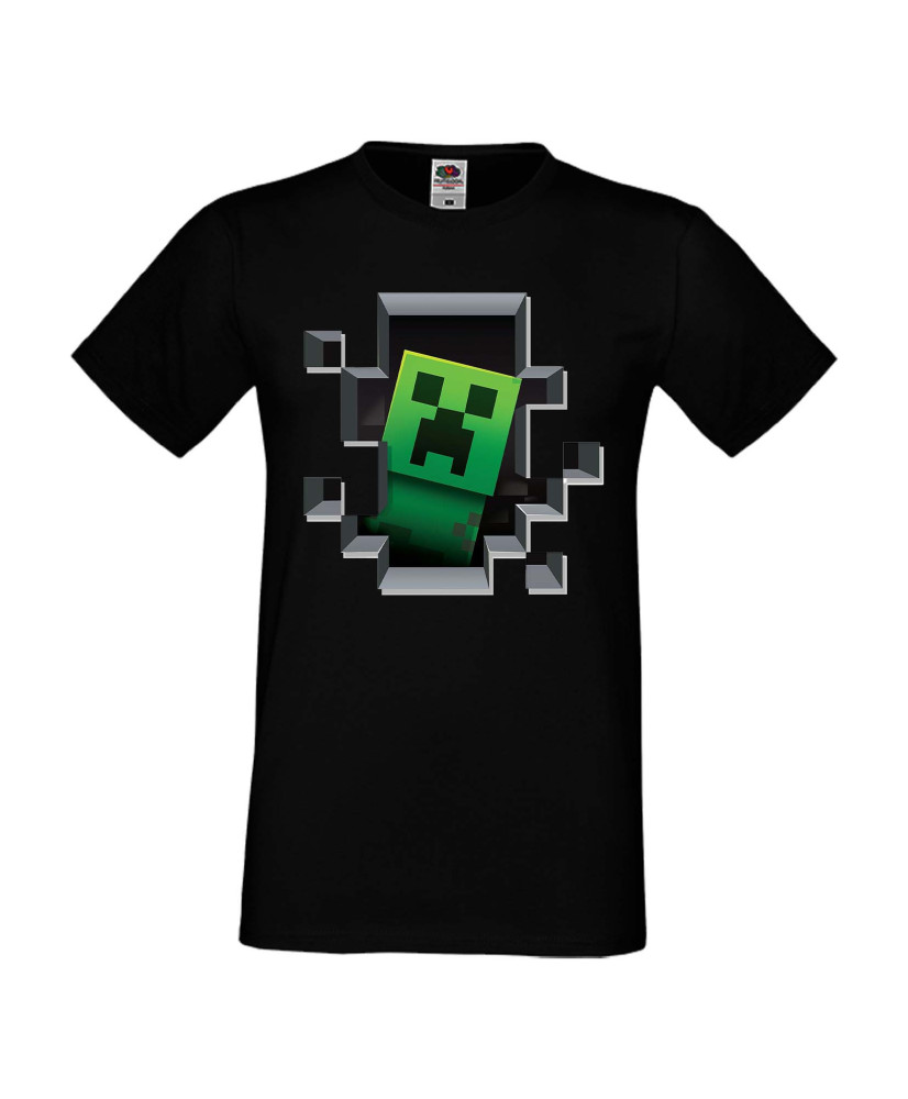 Мъжка тениска Minecraft Creeper Face 4
