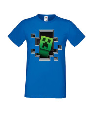 Мъжка тениска Minecraft Creeper Face 4
