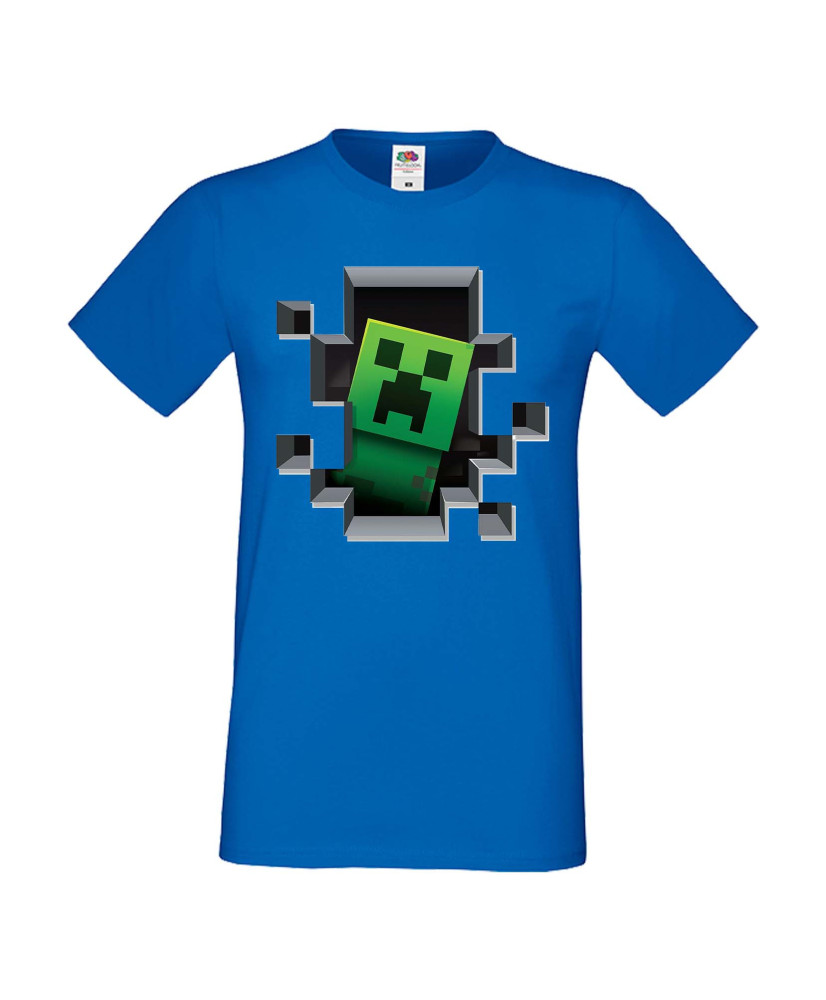 Мъжка тениска Minecraft Creeper Face 4