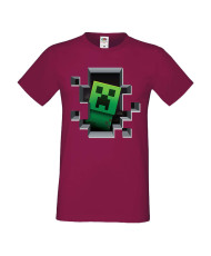 Мъжка тениска Minecraft Creeper Face 4