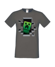 Мъжка тениска Minecraft Creeper Face 4