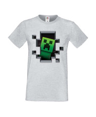 Мъжка тениска Minecraft Creeper Face 4
