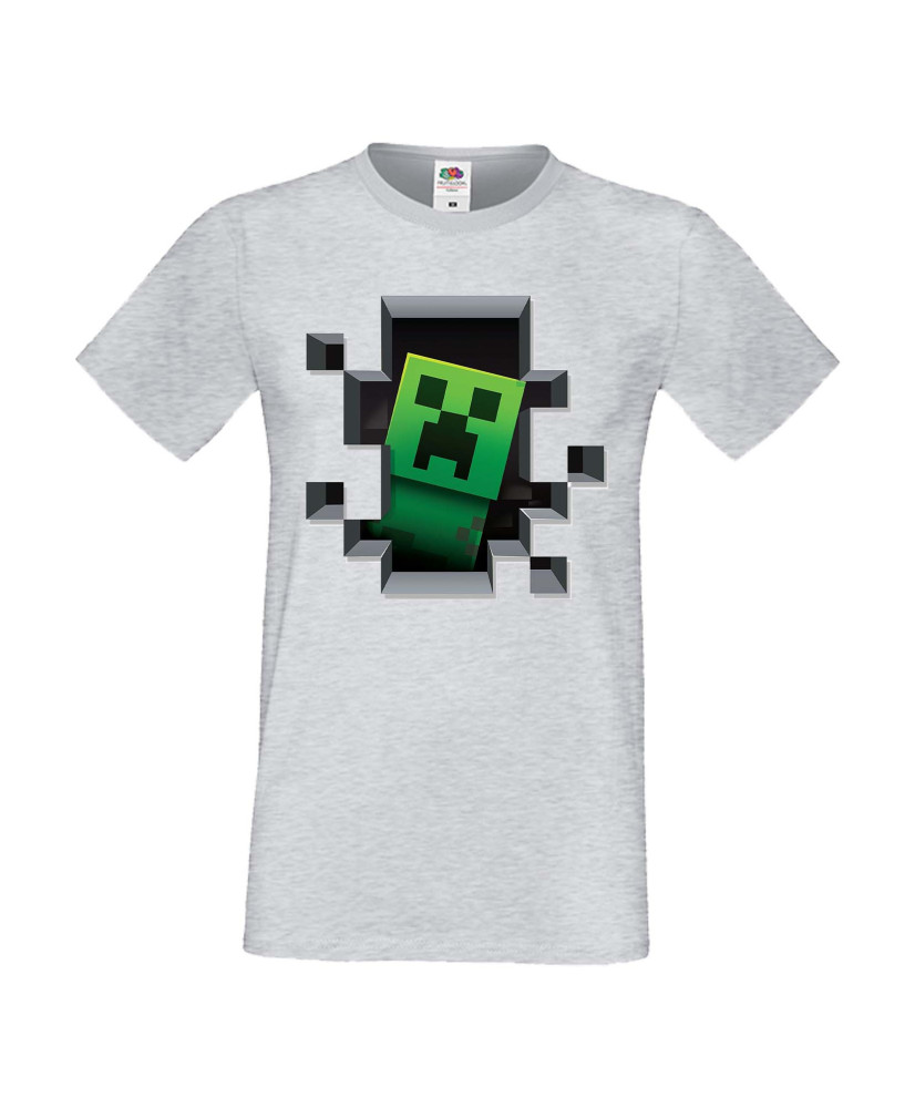Мъжка тениска Minecraft Creeper Face 4