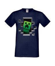 Мъжка тениска Minecraft Creeper Face 4