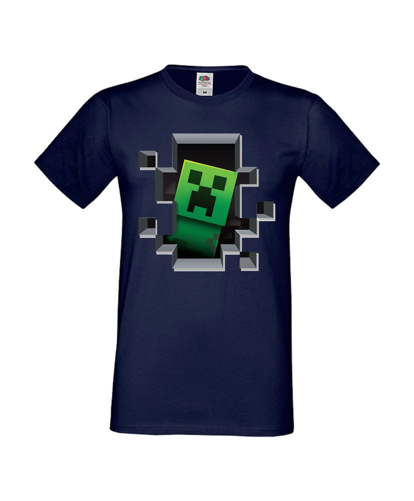 Мъжка тениска Minecraft Creeper Face 4