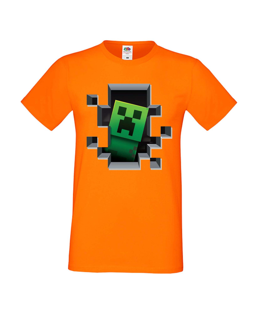 Мъжка тениска Minecraft Creeper Face 4
