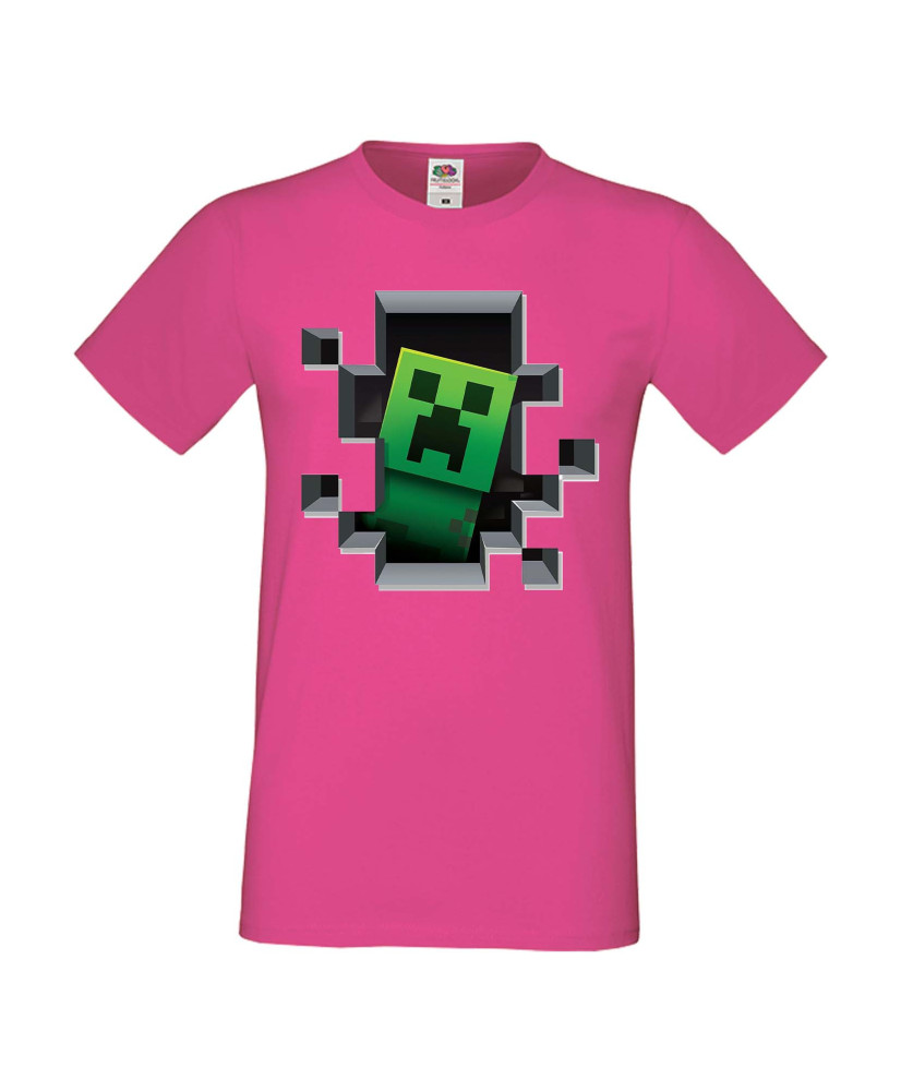 Мъжка тениска Minecraft Creeper Face 4