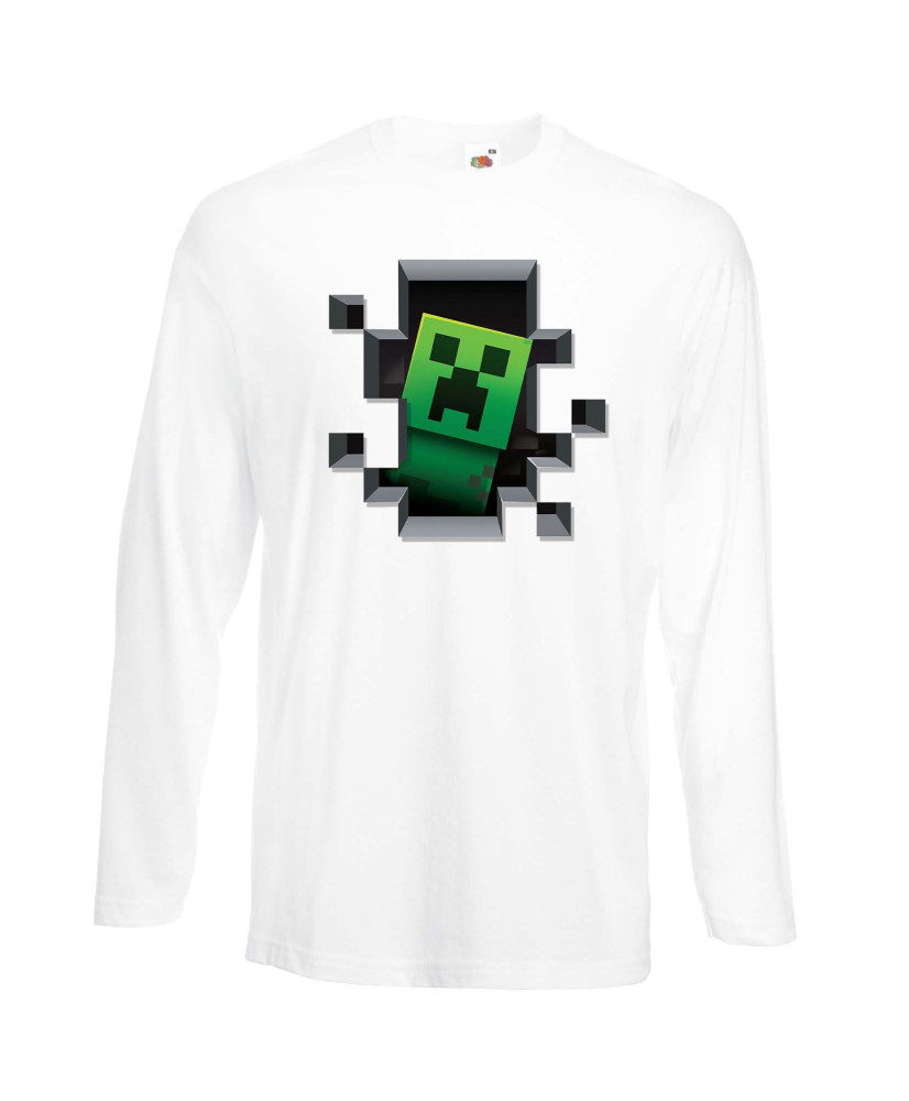 Мъжка тениска Minecraft Creeper Face 4