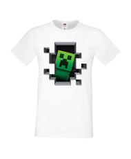 Мъжка тениска Minecraft Creeper Face 4