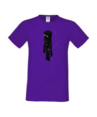 Мъжка тениска Minecraft Enderman 1