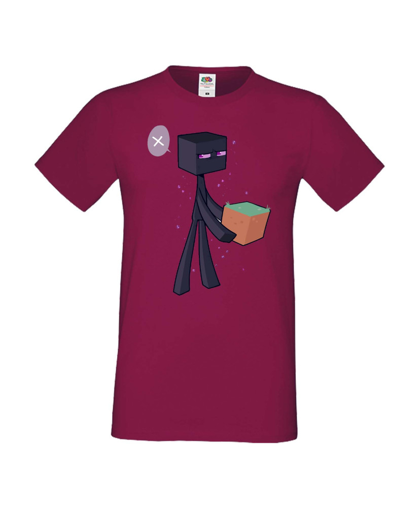 Мъжка тениска Minecraft Enderman 3