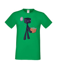 Мъжка тениска Minecraft Enderman 3