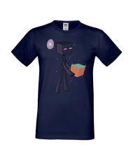 Мъжка тениска Minecraft Enderman 3