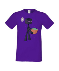 Мъжка тениска Minecraft Enderman 3