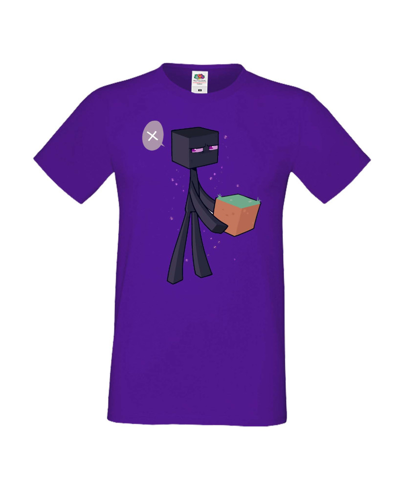 Мъжка тениска Minecraft Enderman 3