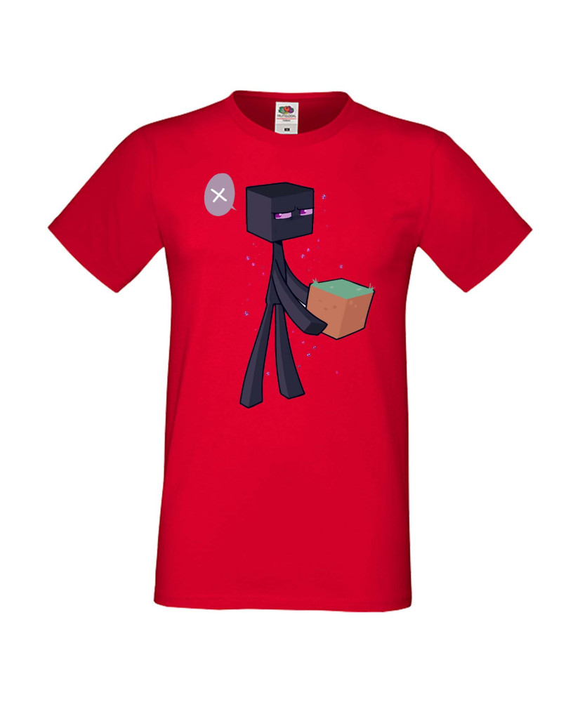 Мъжка тениска Minecraft Enderman 3