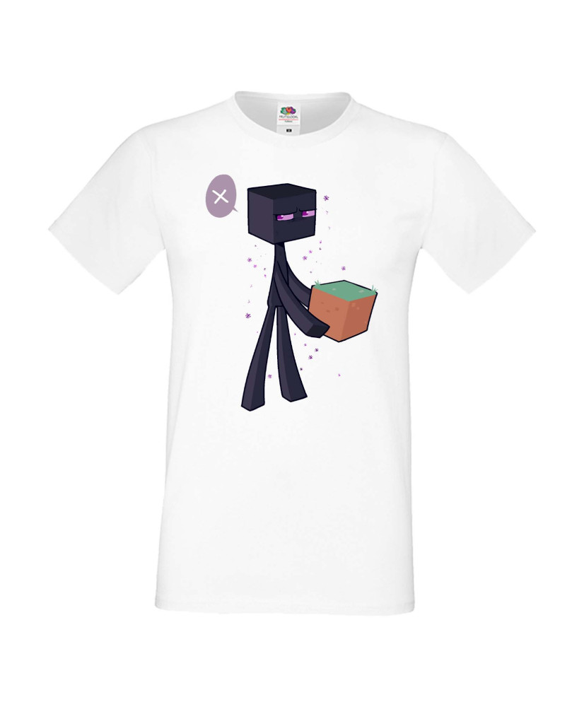 Мъжка тениска Minecraft Enderman 3