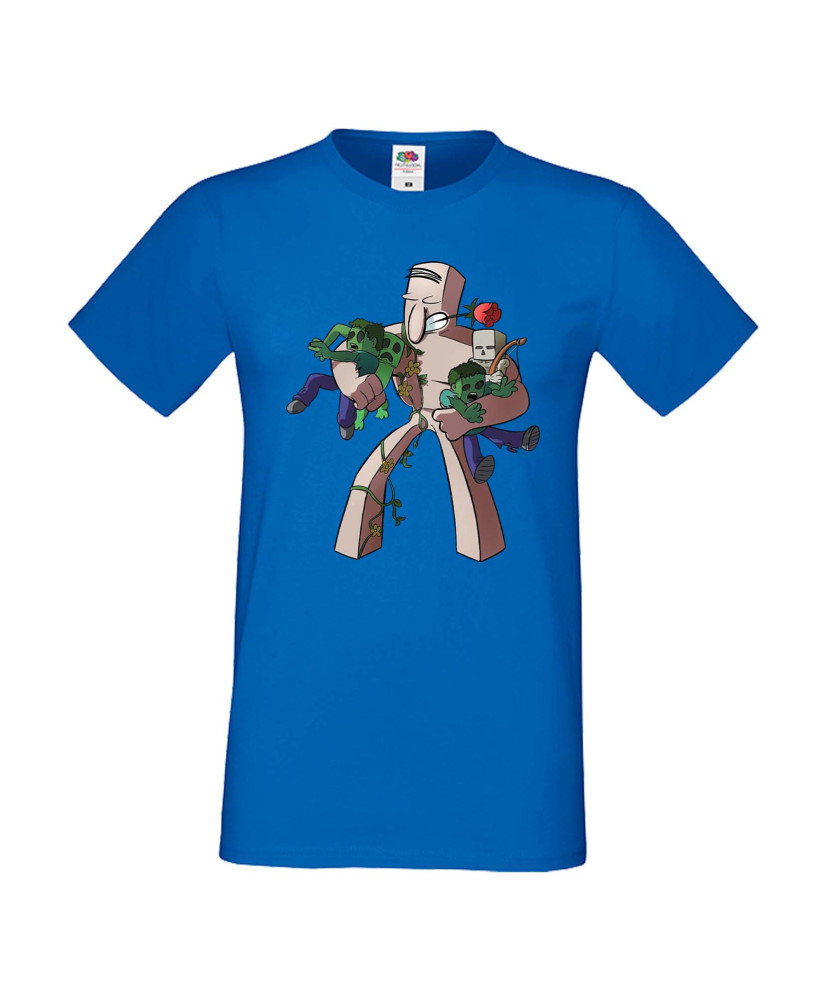 Мъжка тениска Minecraft Iron Golem