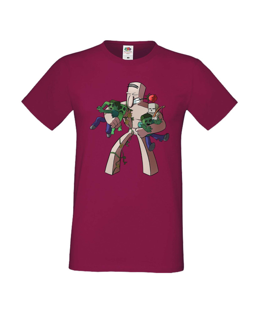 Мъжка тениска Minecraft Iron Golem