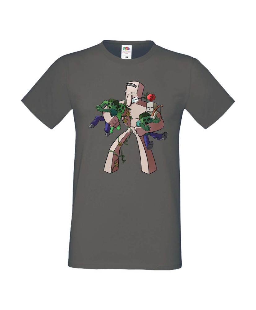 Мъжка тениска Minecraft Iron Golem