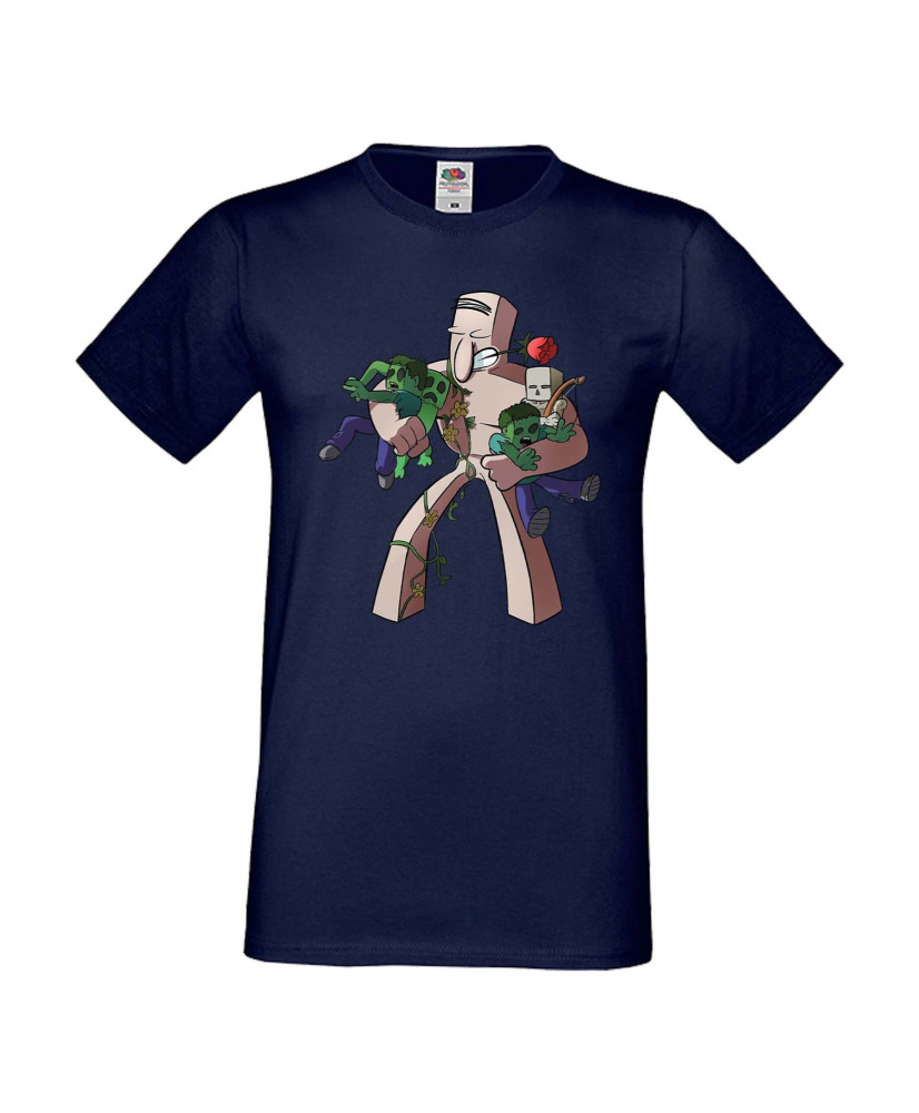 Мъжка тениска Minecraft Iron Golem