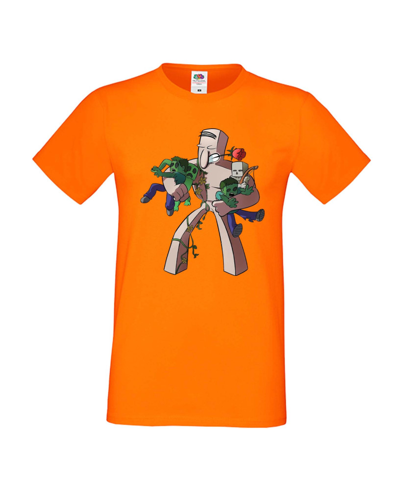 Мъжка тениска Minecraft Iron Golem