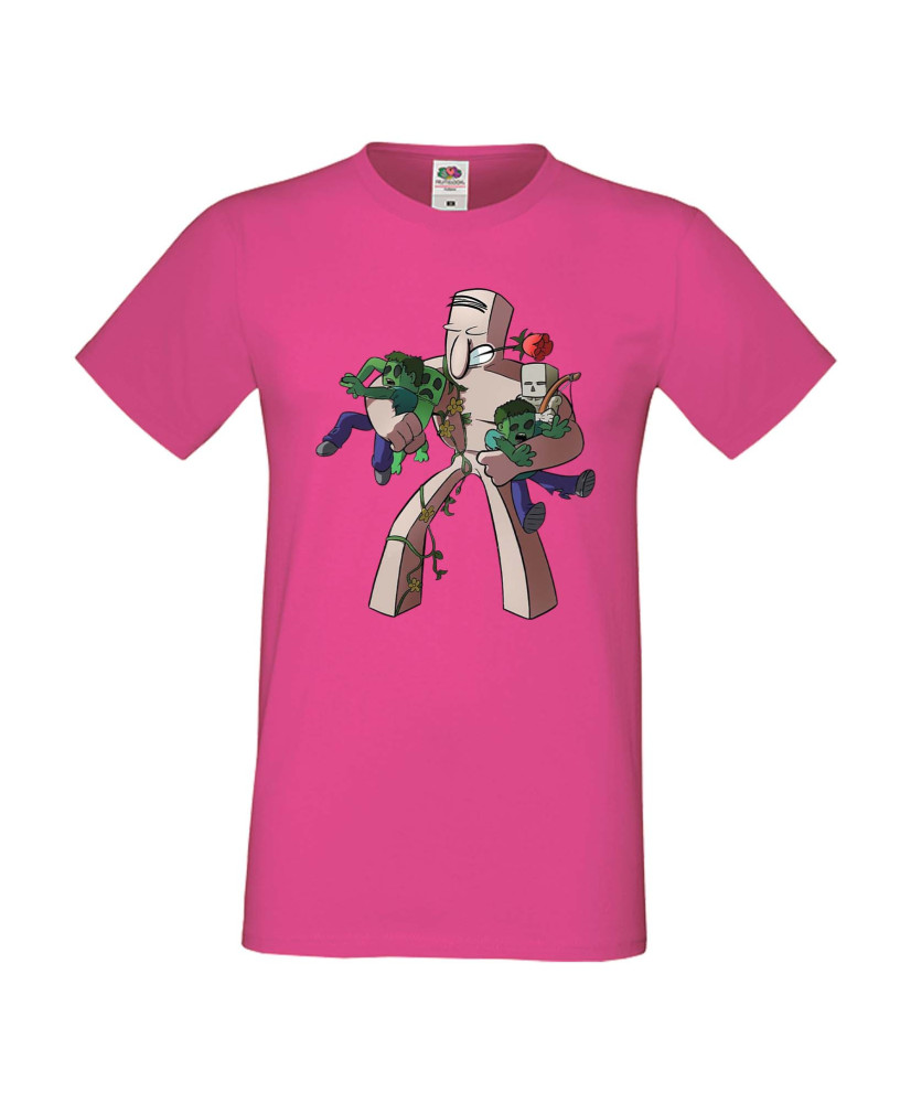 Мъжка тениска Minecraft Iron Golem