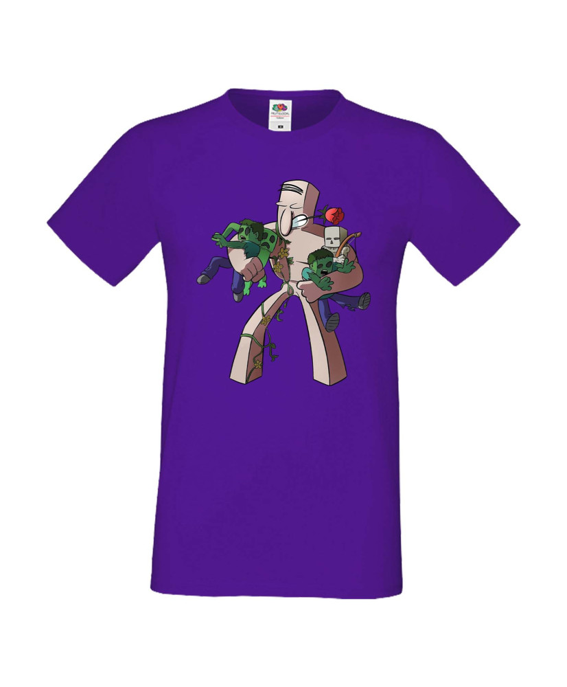 Мъжка тениска Minecraft Iron Golem