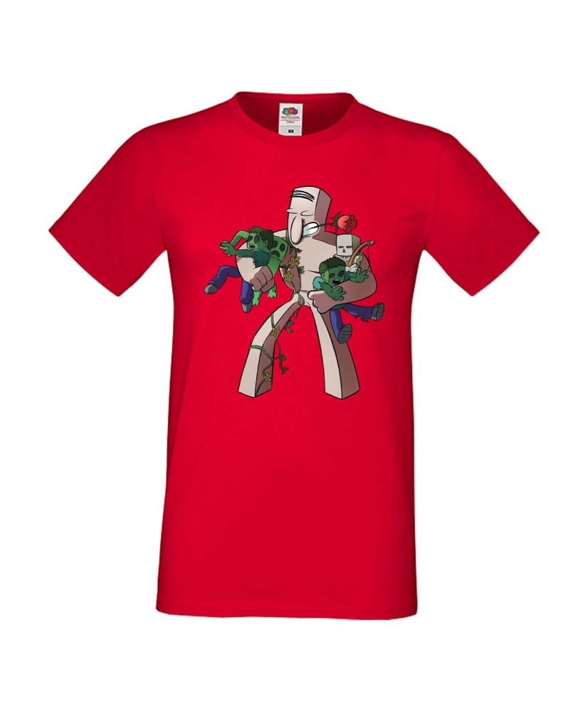 Мъжка тениска Minecraft Iron Golem