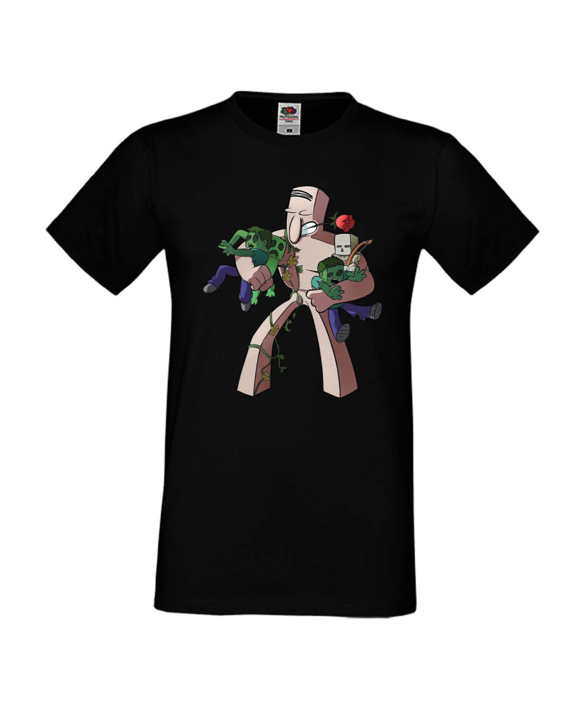 Мъжка тениска Minecraft Iron Golem