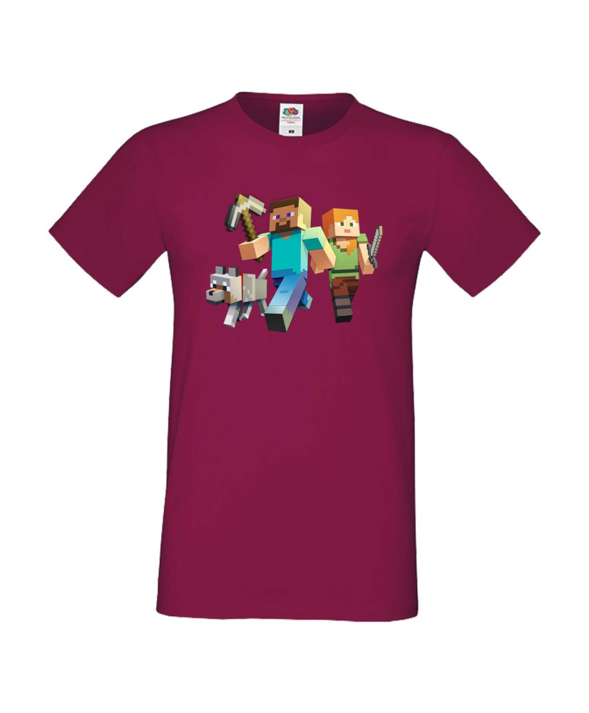 Мъжка тениска Minecraft 1