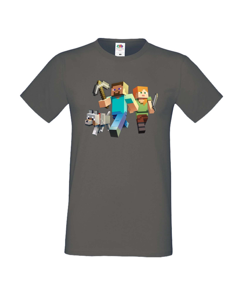 Мъжка тениска Minecraft 1