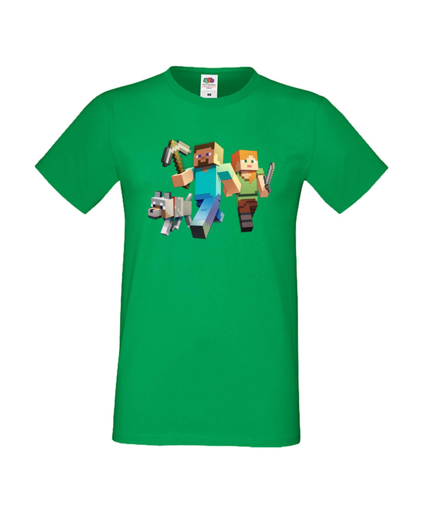 Мъжка тениска Minecraft 1