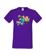 Мъжка тениска Minecraft 1