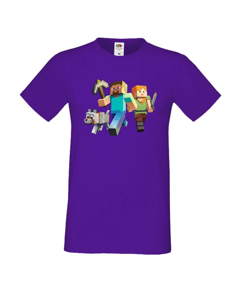 Мъжка тениска Minecraft 1