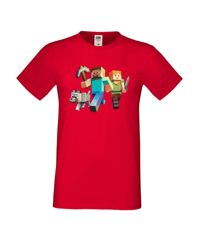 Мъжка тениска Minecraft 1