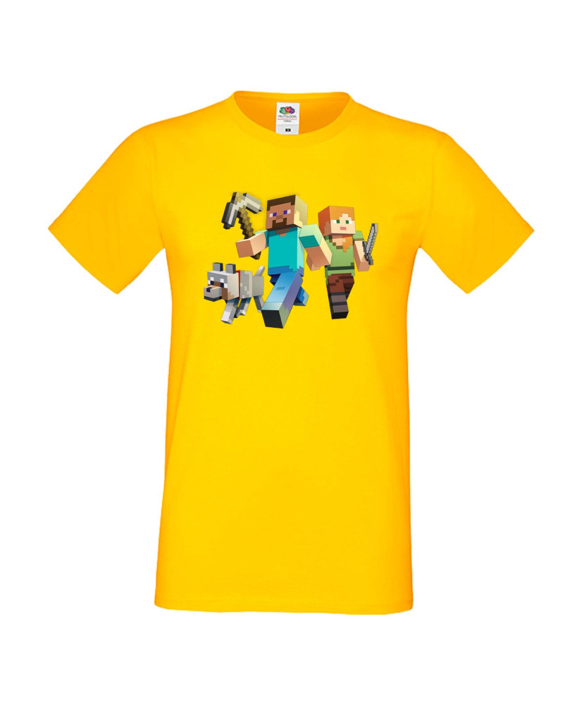 Мъжка тениска Minecraft 1