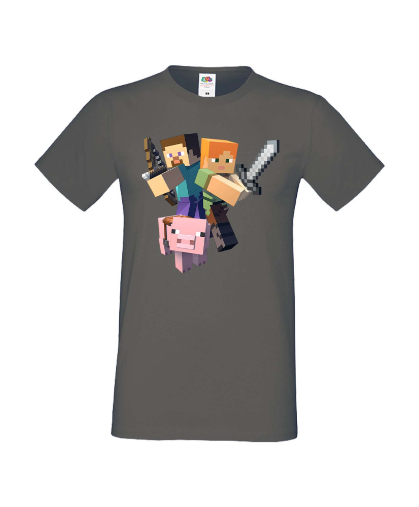 Мъжка тениска Minecraft 2