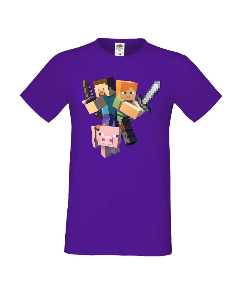 Мъжка тениска Minecraft 2