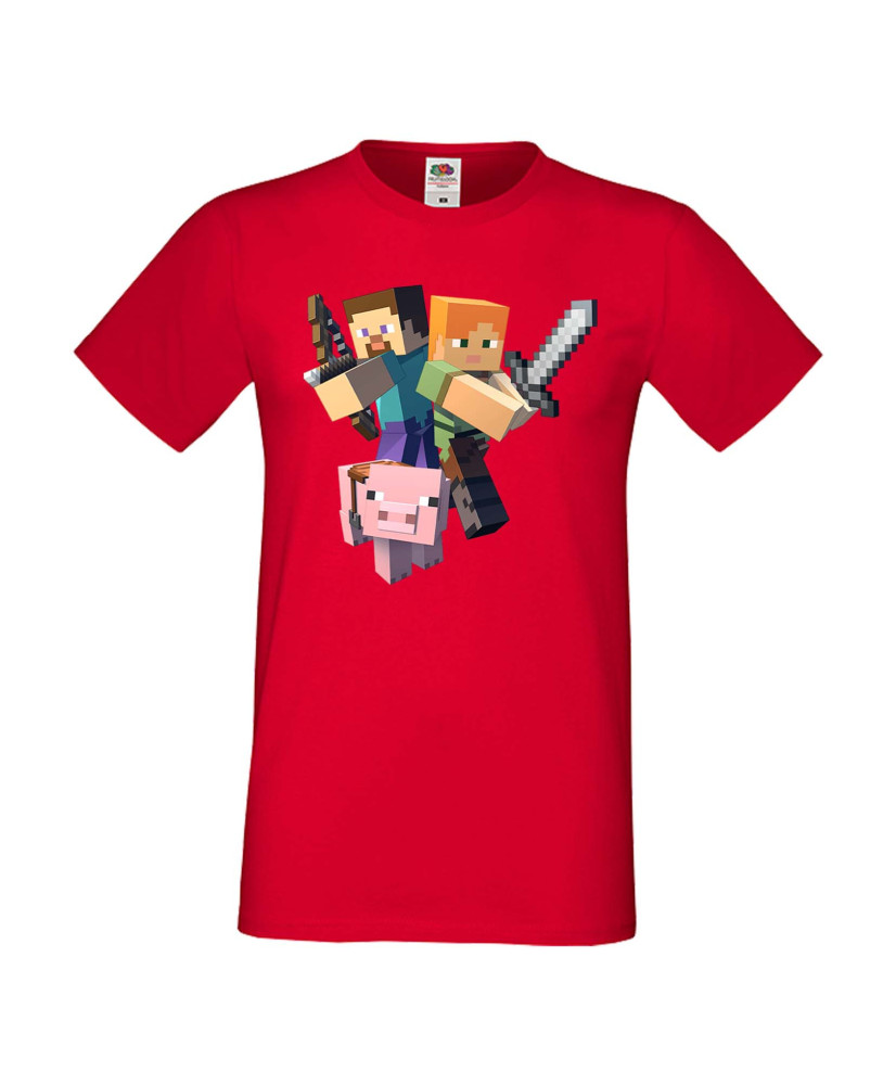 Мъжка тениска Minecraft 2