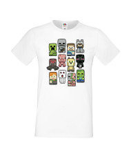 Мъжка тениска Minecraft Cute Drawing Characters