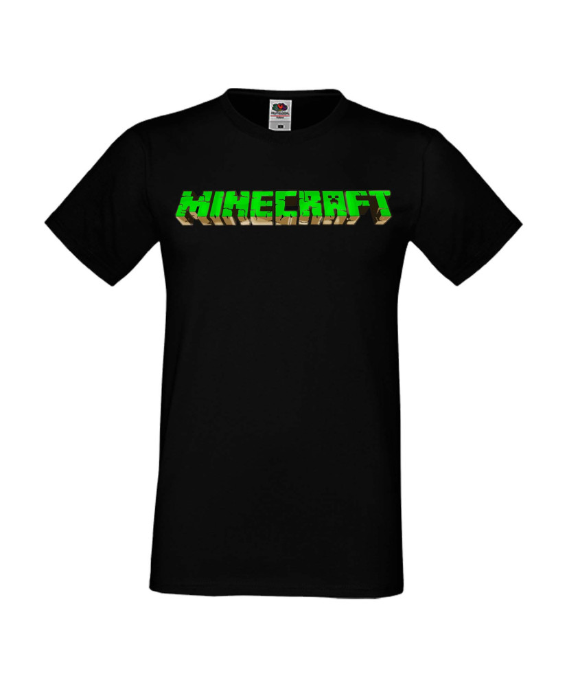 Мъжка тениска Minecraft Logo 1