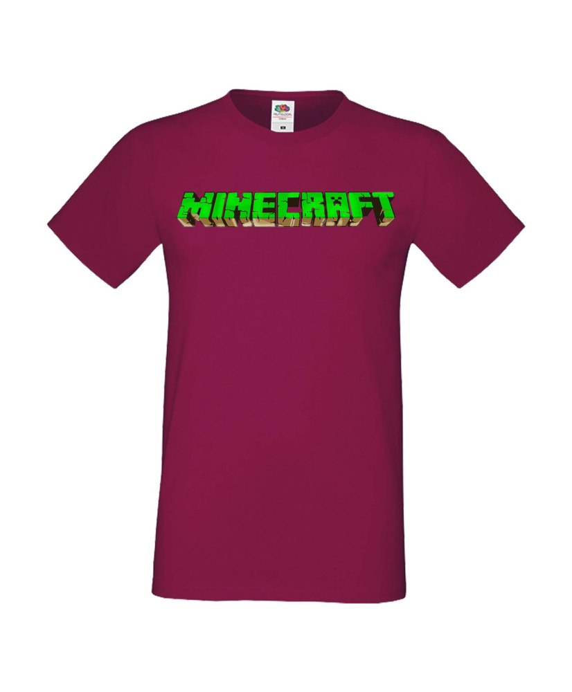 Мъжка тениска Minecraft Logo 1