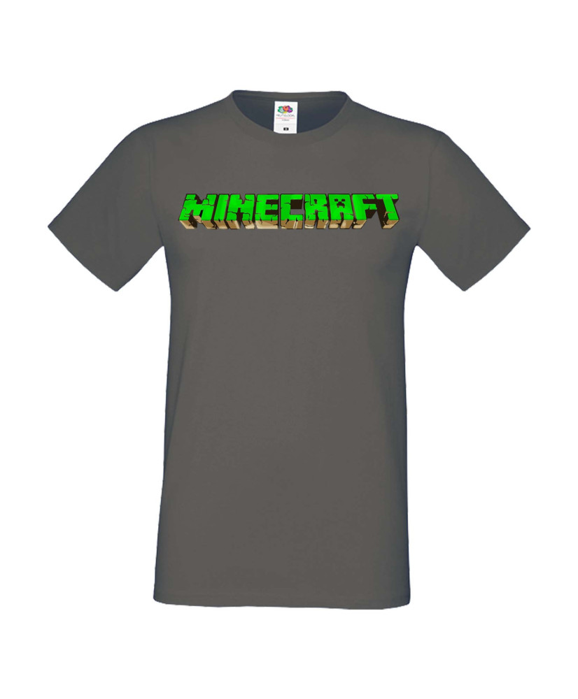 Мъжка тениска Minecraft Logo 1
