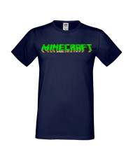 Мъжка тениска Minecraft Logo 1