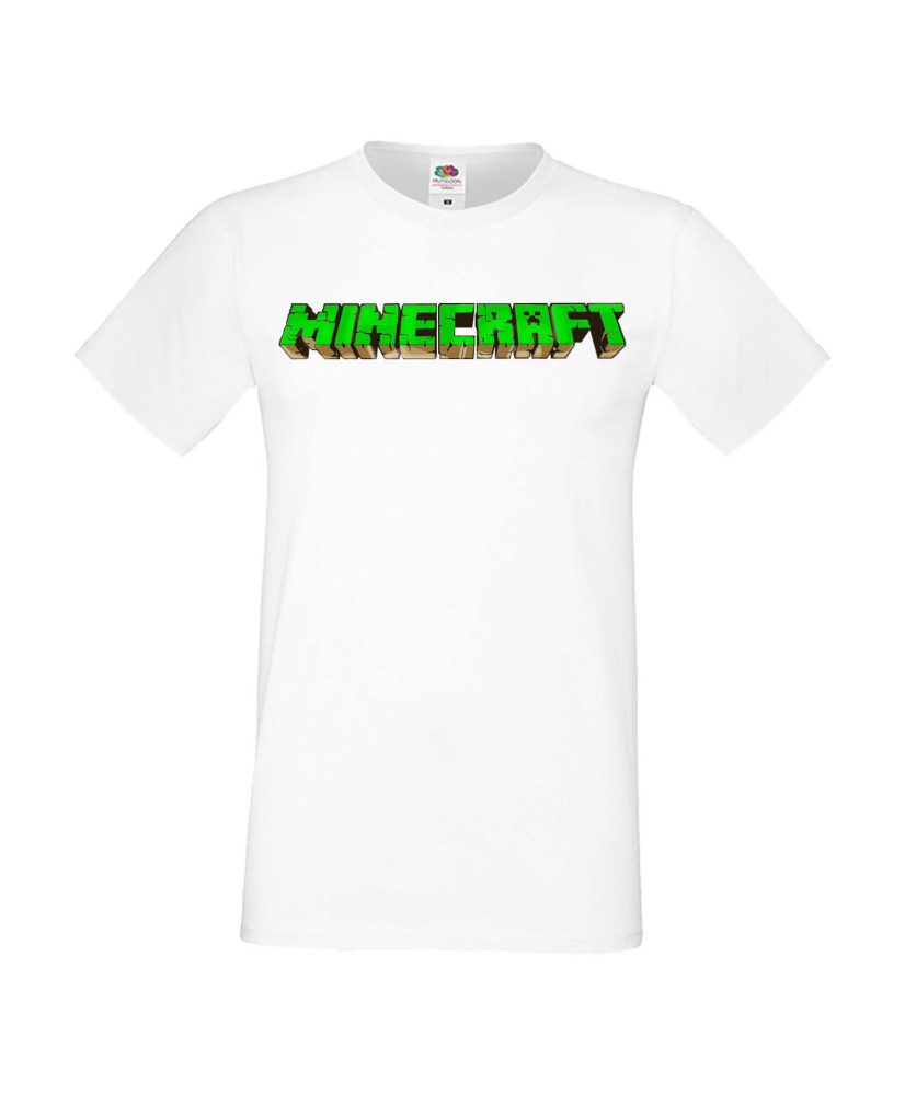 Мъжка тениска Minecraft Logo 1